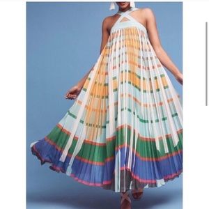Anthropologie Abstraction Maxi by Geisha Designs